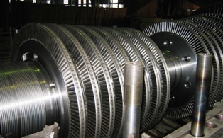 Ротор высокого давления паровой турбины ТЭЦ